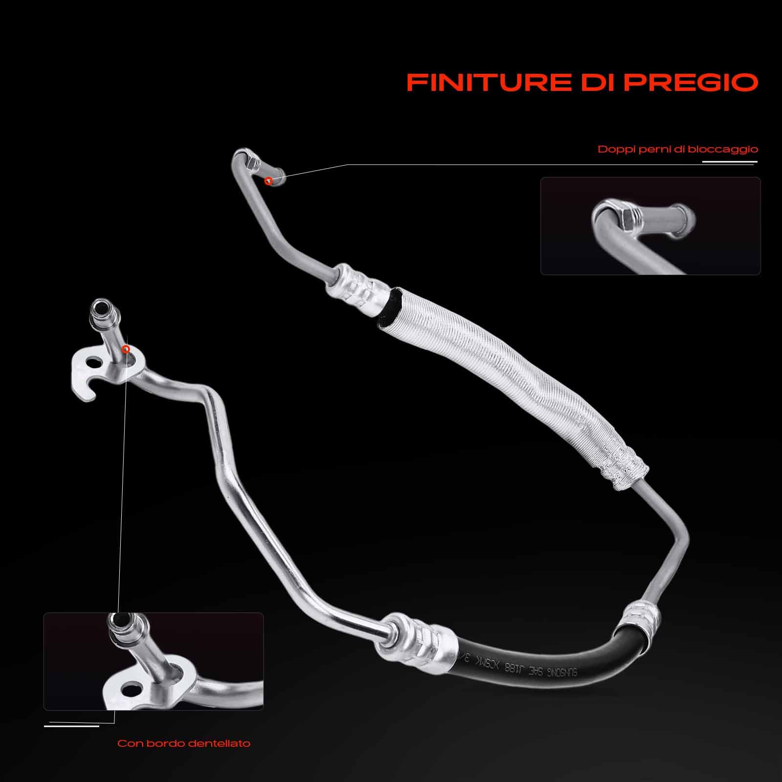 Frankberg Servosterzo Tubo flessibile Compatibile con Tourneo Connect Transit Connect P65 P70 P80 Replace# 1438120,3405528
