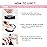 Moakxer Eyebrow Powder,Waterproof Eyebrow Stamp Powder Seal Perfect Nature Eye Brow Powder Tinting Coloring Kit Delicate Shape (201 Dark Brown)