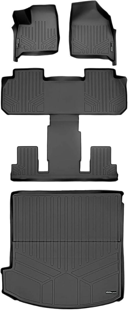 MAXLINER Floor Mats 3 Rows and Cargo Liner Behind 2nd Row