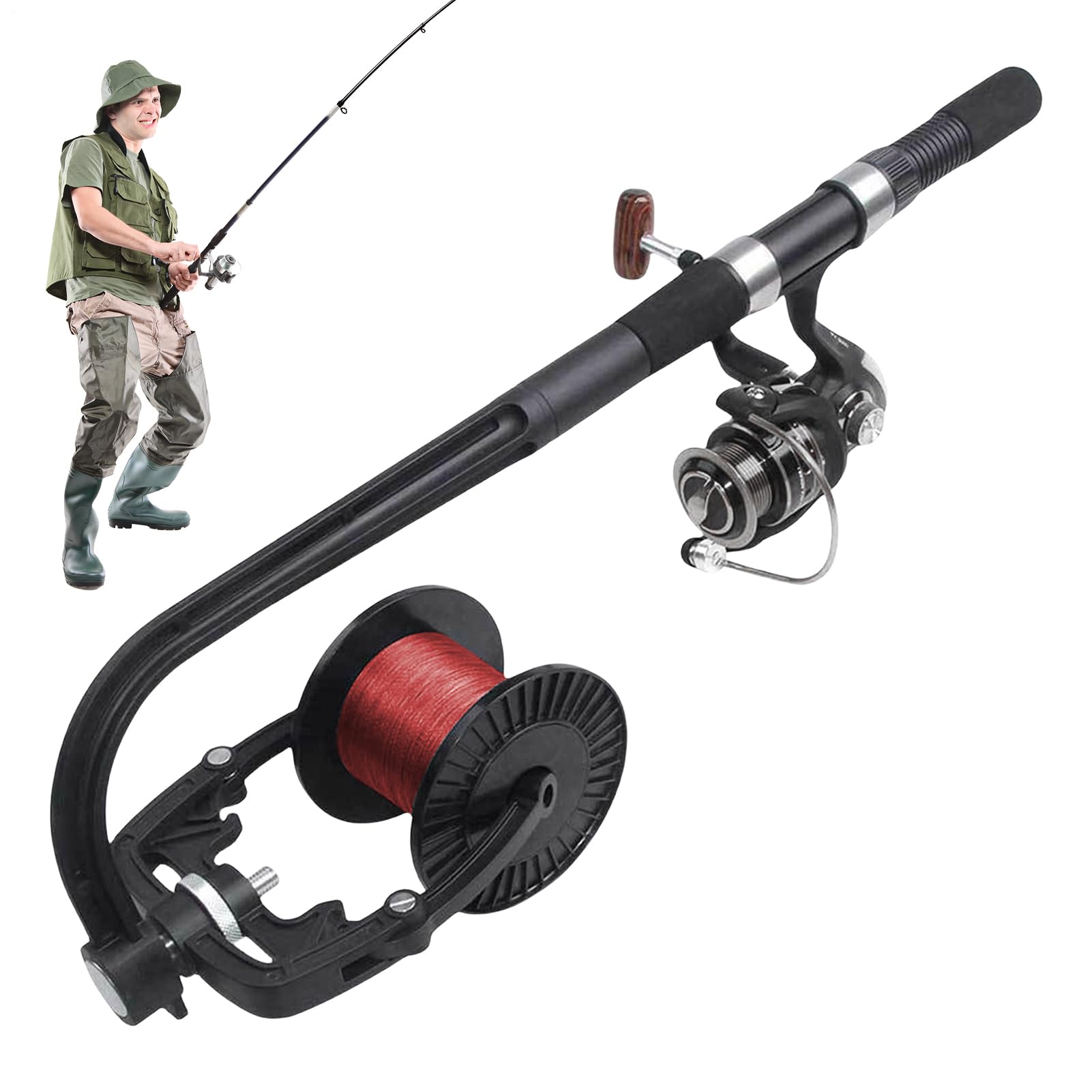 Bobinadora de líneas de pesca compacta y equipo de bobinado para cebo 8