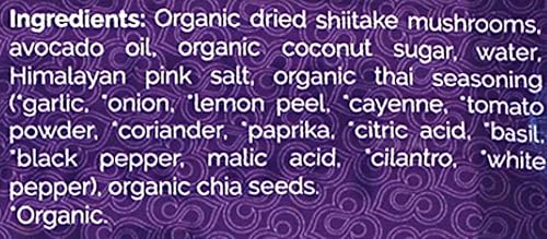 Miniatura 6 de Pan's, Cecina de hongos, sabor tailandés picante (sin carne), 2.20 onzas (paquete de 3)