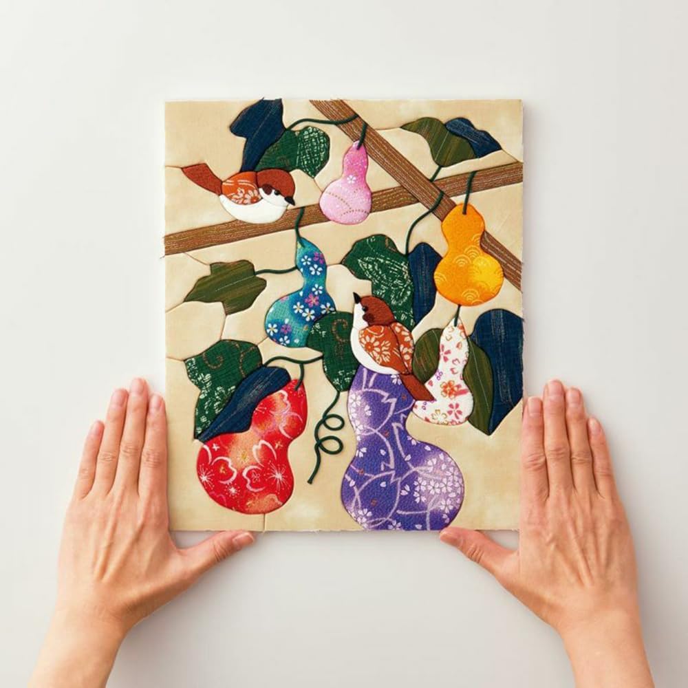 Sakura Horikiri Kimekomi Sparrow and 6 Gourd 5355243