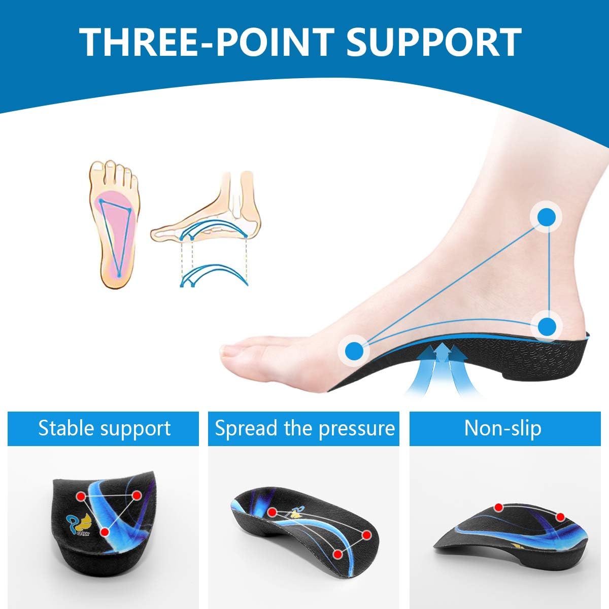 high arch height insole