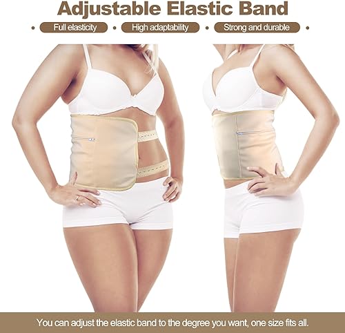 Miniatura 7 de Paquete de 4 piezas de aceite de ricino de franela de algodón orgánico, compresa de aceite de ricino reutilizable, kit de paquetes de aceite de