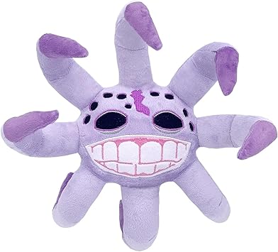 Funny Plush Toys, Soft Cute Stuffed Animal Dolls, Birthday Gift for Kids Purple