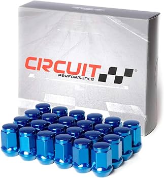 Amazon.com: Circuit Performance 12x1.5 Blue Closed End Bulge Acorn
