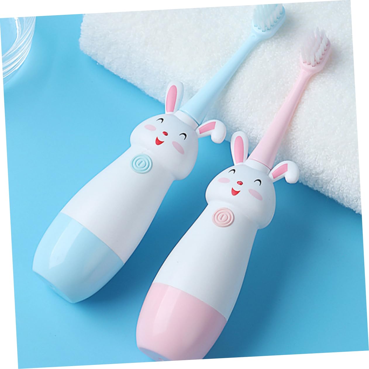 Beavorty 3 Set Di Spazzolini Elettrici Per Ragazzi E Ragazze A Forma Di Cartone Animato Ricaricabili Per La Orale Quotidiana.