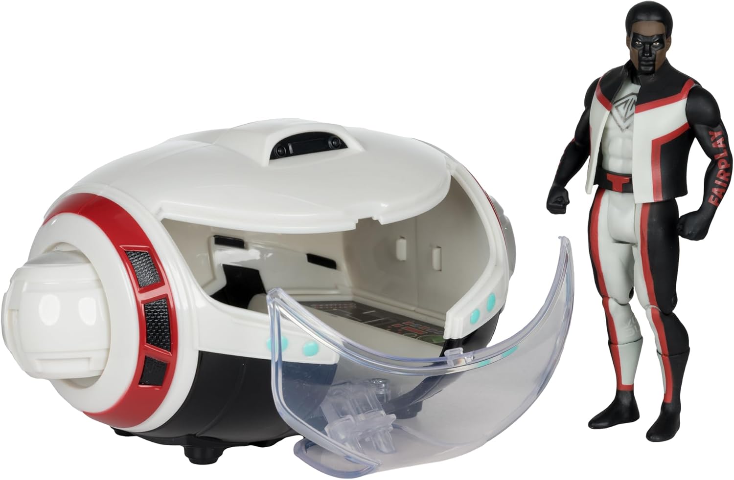 McFarlane Toys- DC Super Powers T-Craft Mr. Terrific's Hi-Tech Vehicle with Mr. Terrific (Superman Movie)