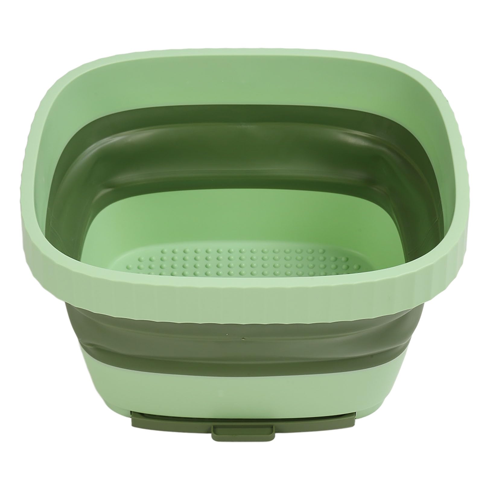 Foot Soak Tub, Foldable Foot Bath Soak Tub Massage Function Easy Storage Promote for Travel (Green)