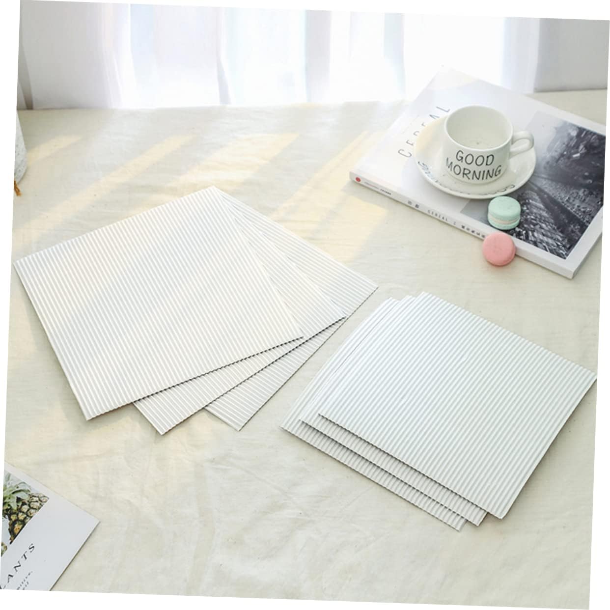 100sheets Pizza Paper Pads Pizza Parchment Paper Oil-resistant Backing Mats
