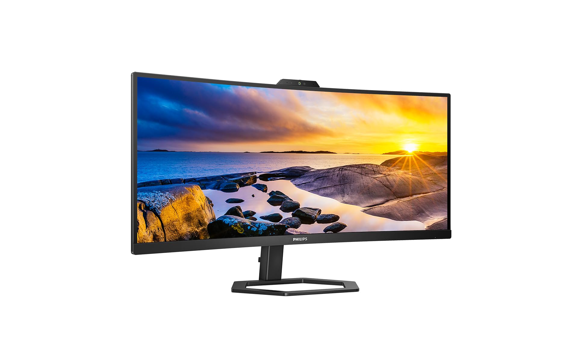 Philips5000 Series 3440 x 1440 Pixels Wide Quad HD LCD LED Display Monitor with USB-C, Black, 34 Inch