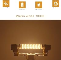 7117 R7s LED Izzó (118 mm) – 10W, Meleg Fehér 3000K, 360° Fény, Halogén 100W Kiváltó, 2 db 6