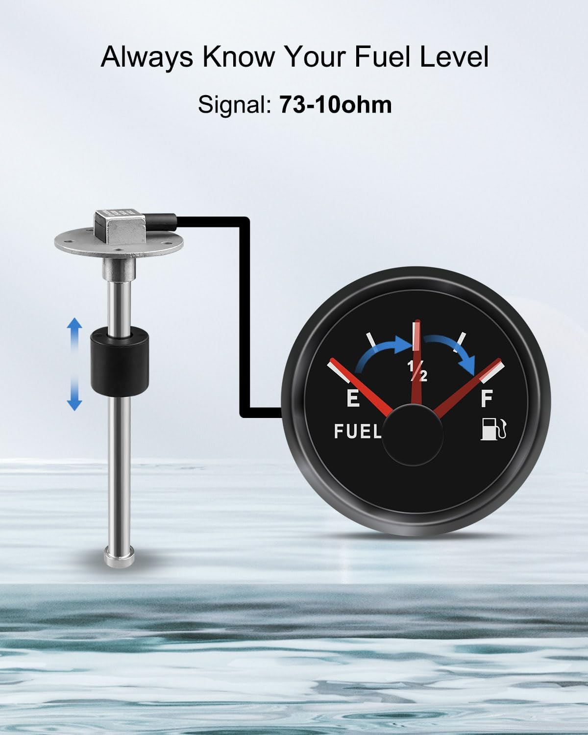 Fuel Pressure Tester Vehicle Fuel Monitor Shkalacar Digital Fuel Level ...