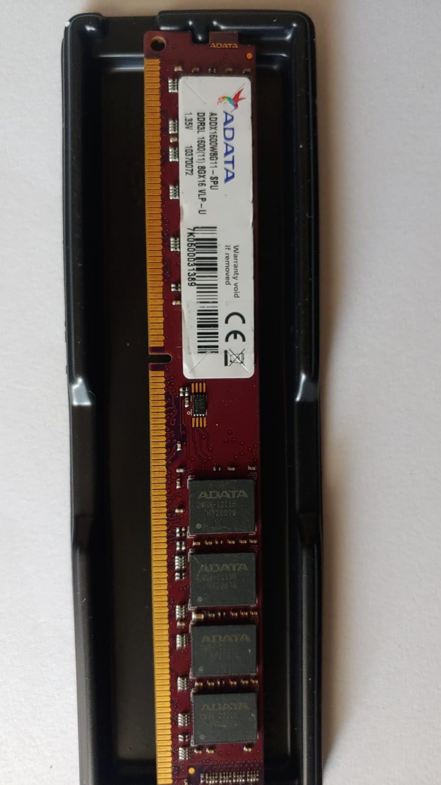 8GB DDR3 1600MHz Desktop RAM (AD3U1600W8G11-SPU) – High-Performance Memory for Faster Multitasking