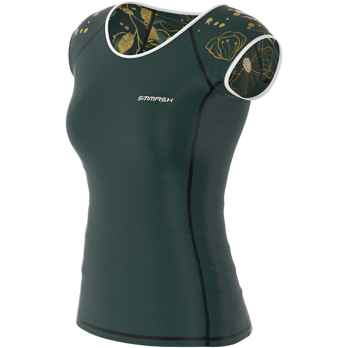 SMMASH Harley Squad 2.0 Camiseta Deporte de Manga Corta para Mujer, Ropa Deportiva Mujer para Fitness, Yoga, Formación, Crossfit, Material Transpirable y Antibacteriano