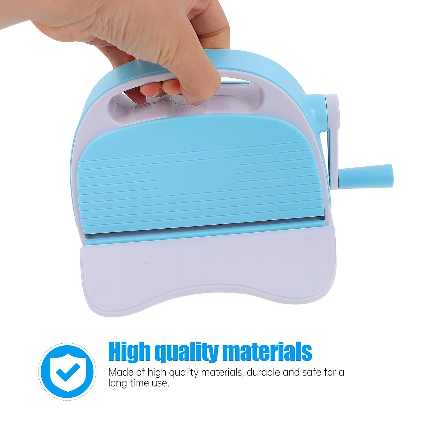 TEHAUX Manual Die Cutting and Embossing Machine for Scrapbooking, Mini Paper Crafting Cutter Tool for Card Making and DIY Art Projects