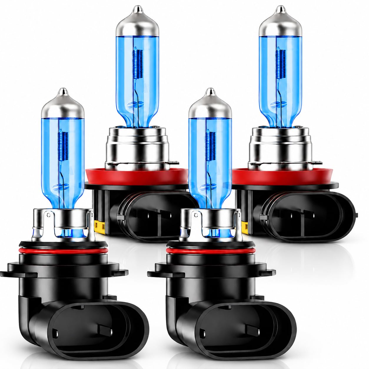 Halogen Headlight Bulbs Fits Toyota Camry 2007-2018, 9005 H11