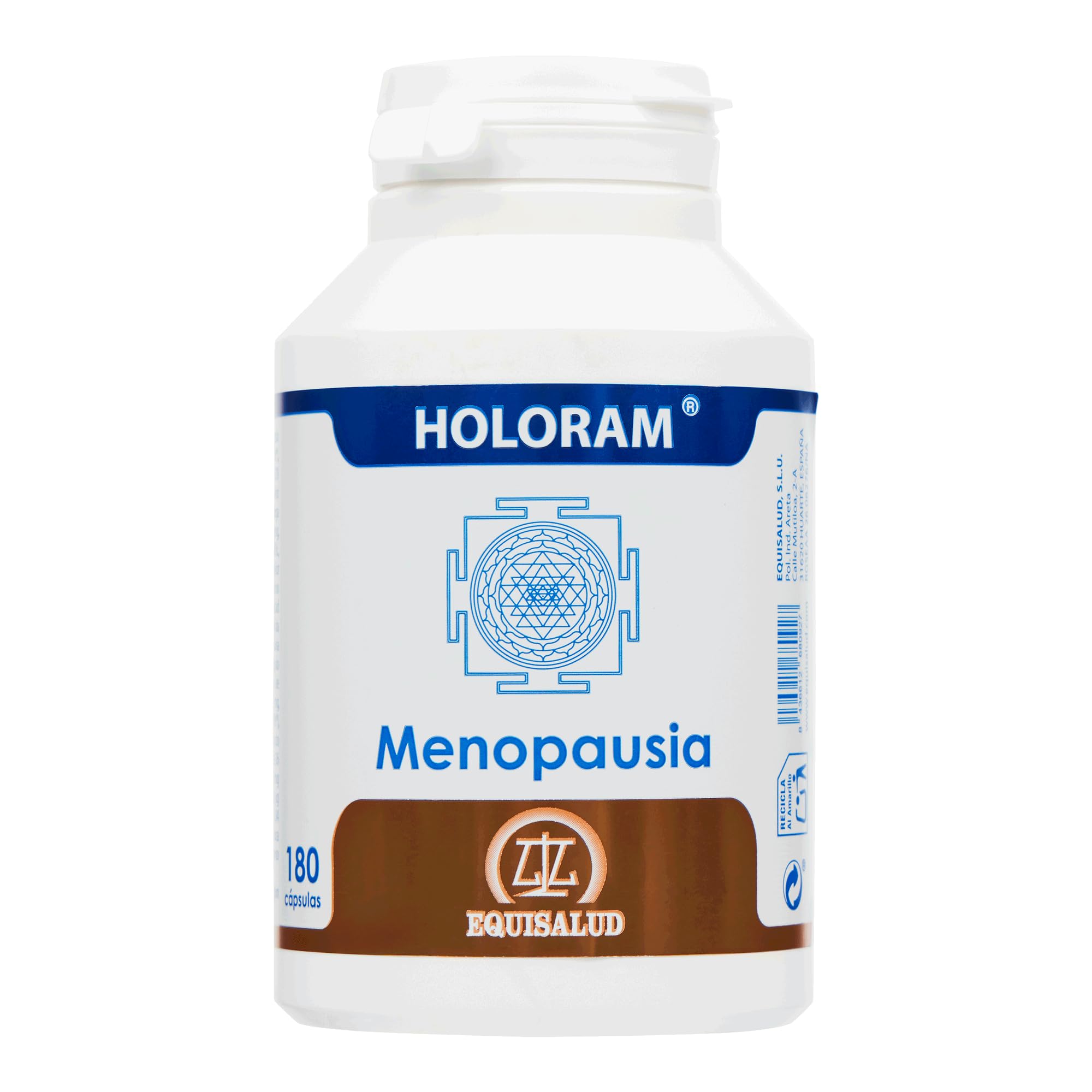 Holoram Menopausia Equisalud – 180 Cápsulas Vegetales – Complemento Alimenticio con Extractos Vegetales, Vitaminas y Minerales