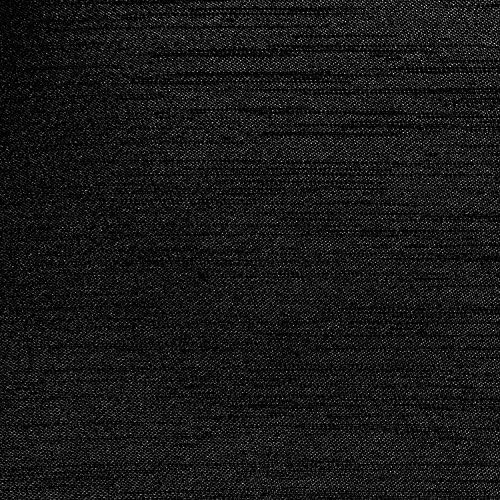 Miniatura 3 de Ultimate Textile -10 docenas - Reversible Shantung Satin - Majestic - Servilletas de tela de 20 x 20 pulgadas, color negro