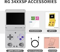 Vista 7 de RG34XXSP Retro Handheld Game Console RG34XX SP Retro Gaming Console with 64G Preloaded 5000+ Games,3300 mAh Battey, Portable Pocket Arcade Support