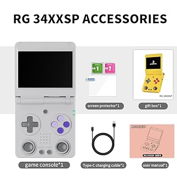 Amazon.com: RG 34XXSP Retro Handheld Game Console Linux 3.4