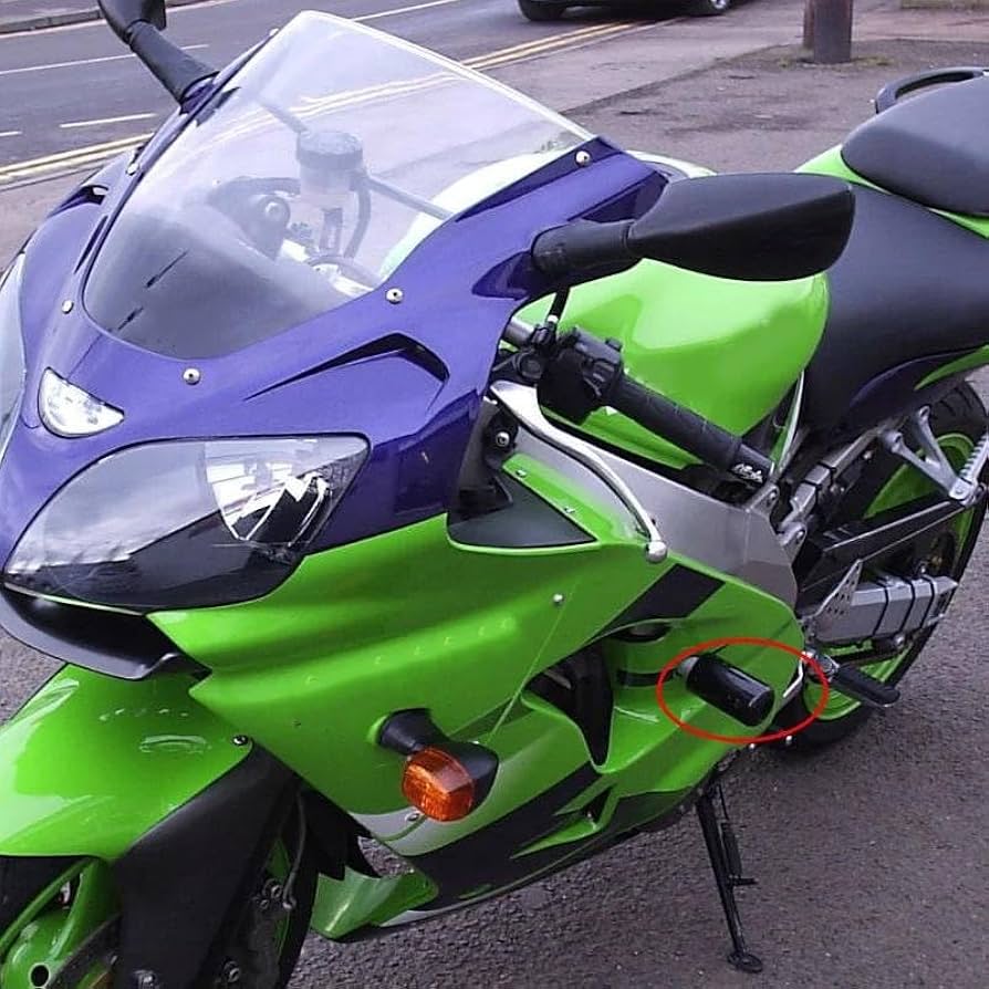 アクセサリー Coldman 2002 2003 カワサキ ZX9R ZX-9R ブラック ノーカット フレーム