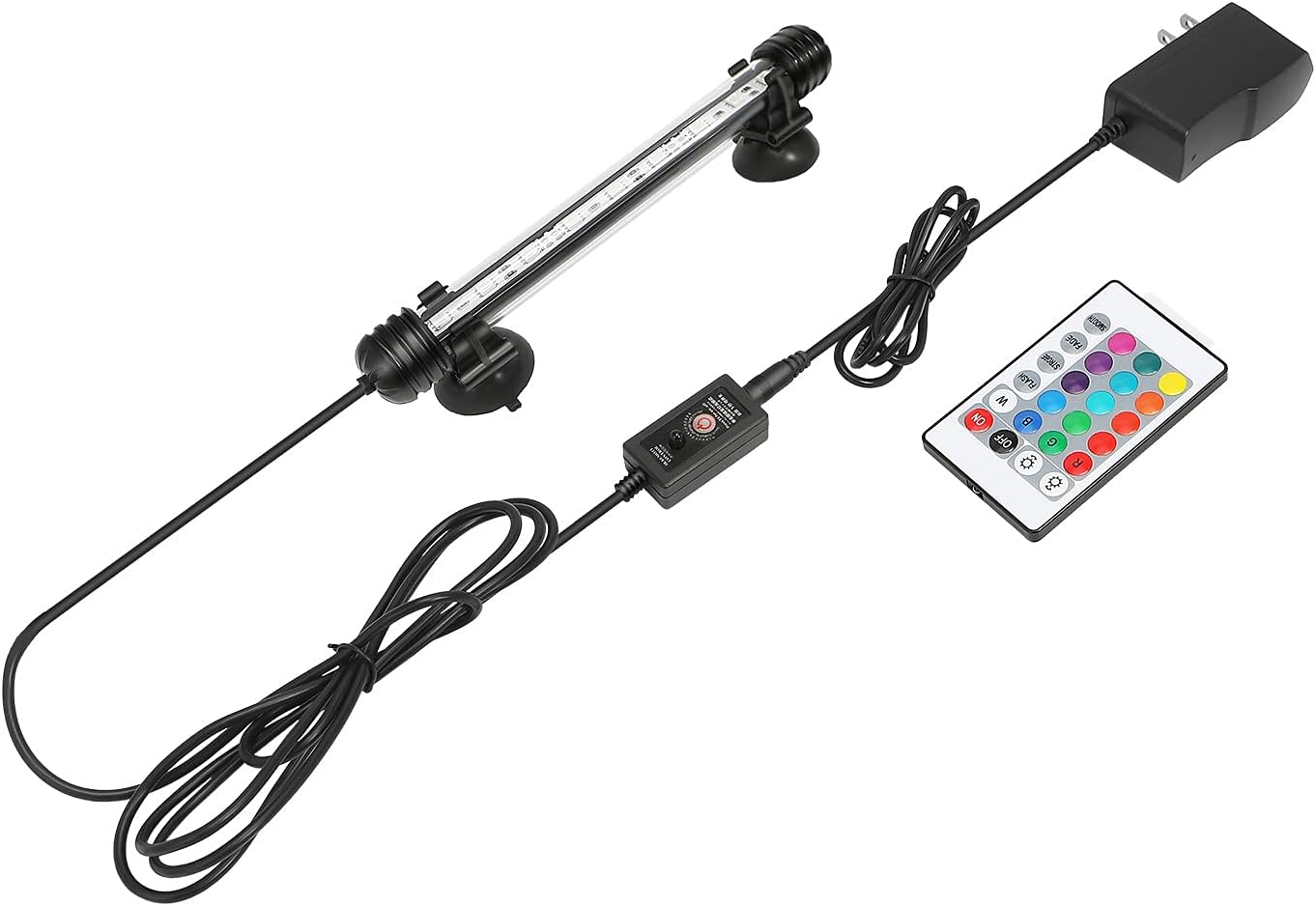 Aquarium Light LED Fish Tank Light Submersible Colorful Lighting Remote Control