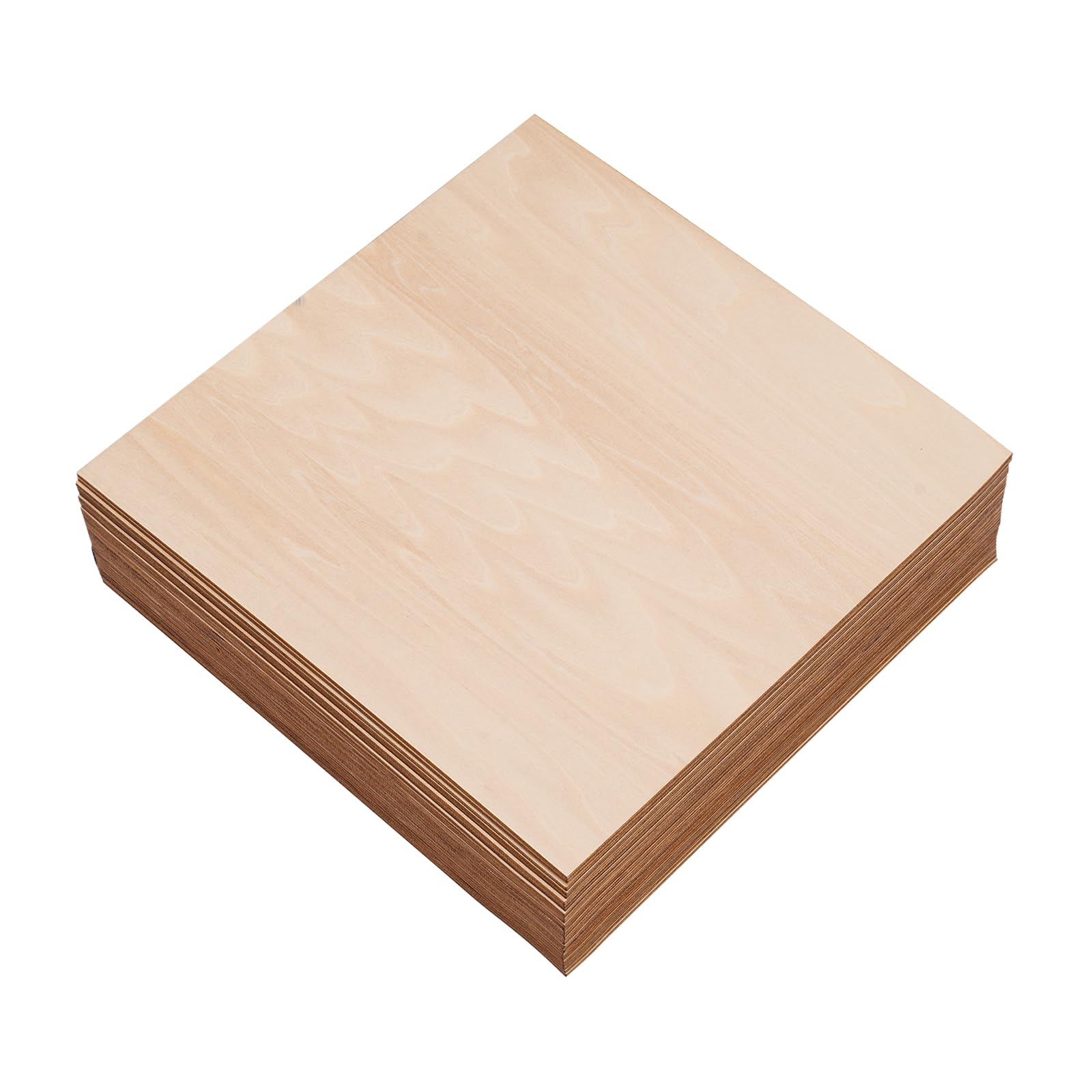Pannelli in compensato da 3 mm, 30 x 30 cm, 30 pezzi in legno di tiglio, legno di tiglio, pannelli di legno per bricolage, incisione e modellismo