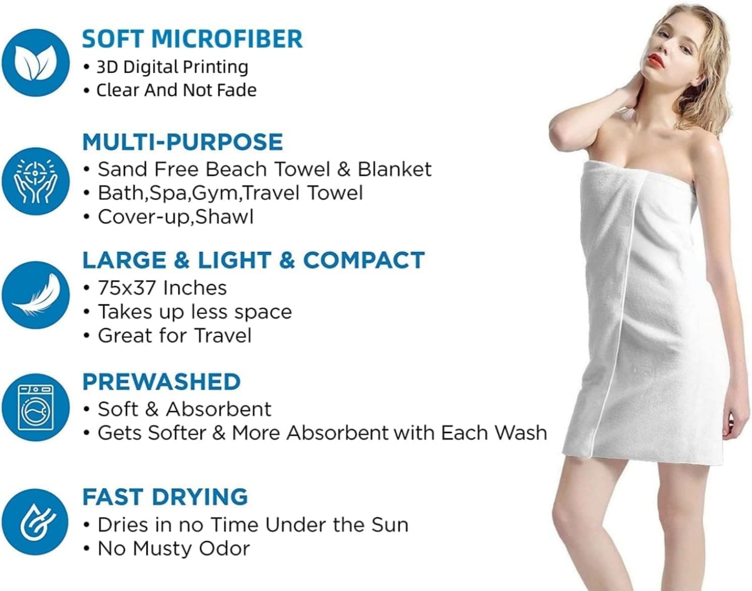 Amazon.co.jp: バスタオル アイスクリーム夏 マイクロファイバー