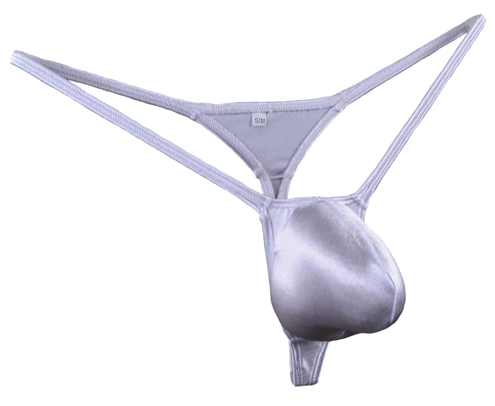 Mens G-strings Bulge Pouch Thongs Underwear Satin WSS62