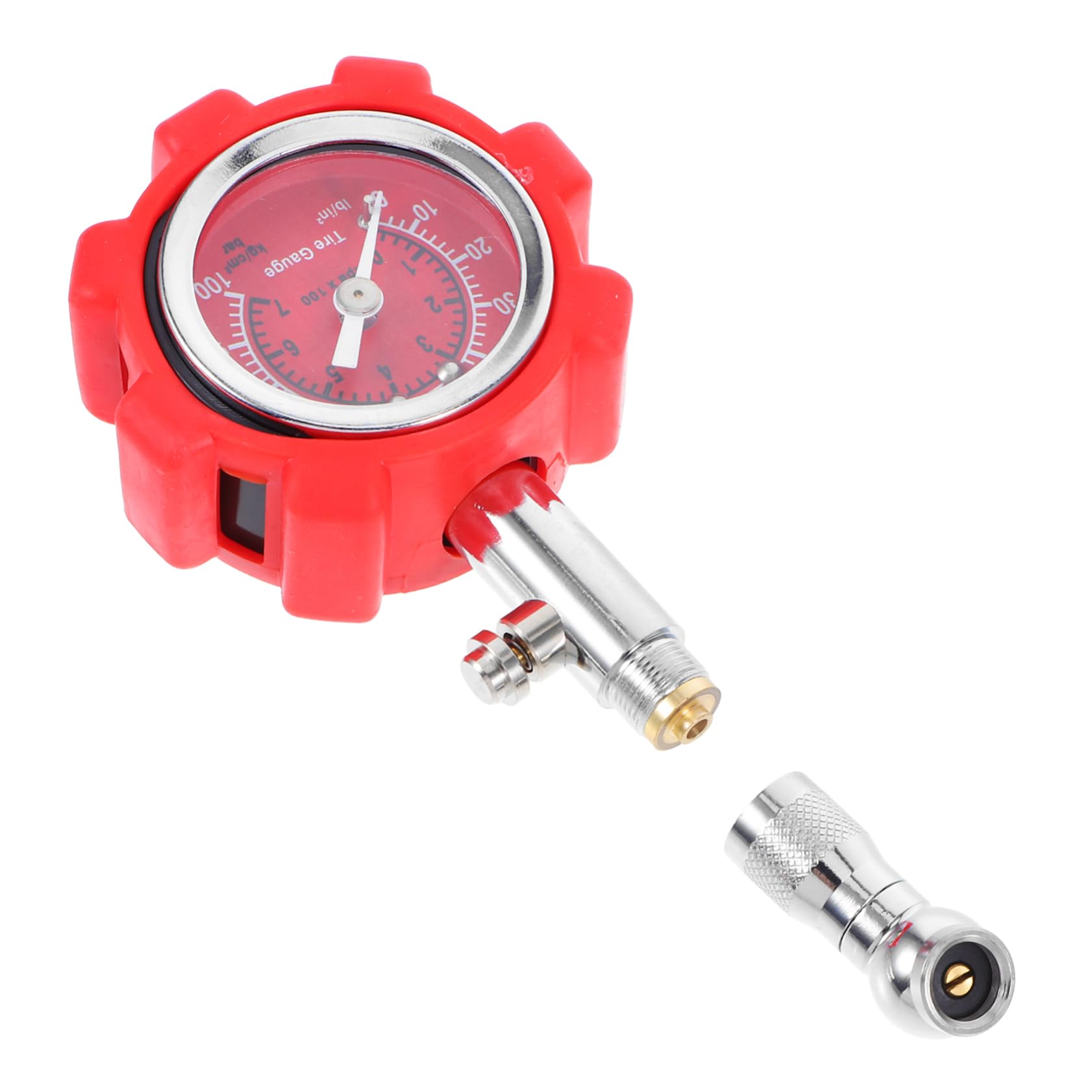 PRETYZOOM Metal Auto Tire Pressure Gauge Accurate Measurement User-Friendly Design Compact for Cars Trucks Suvs Atvs