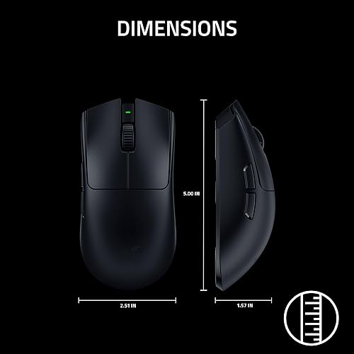 Miniatura 8 de Razer Viper V3 Pro SE Ratón inalámbrico para juegos: ligero de 1.90 oz - Sonda de sondeo 1K - Sensor óptico de 35 K DPI - Interruptores ópticos Gen3