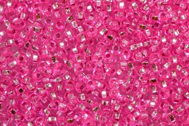 250g Round Rocailles Glass Seed Beads Preciosa Ornela 10/0, Color: 18275, Bohemia Crystal Glass, Czechia 311 19 001