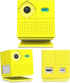 Silicone Case for Nex Playground Game System, Soft Silicone Protective Case Cover Compatible with Nex Playground, Anti Slip Anti Scratch Shockproof Nex Playground Game System Case, Yellow