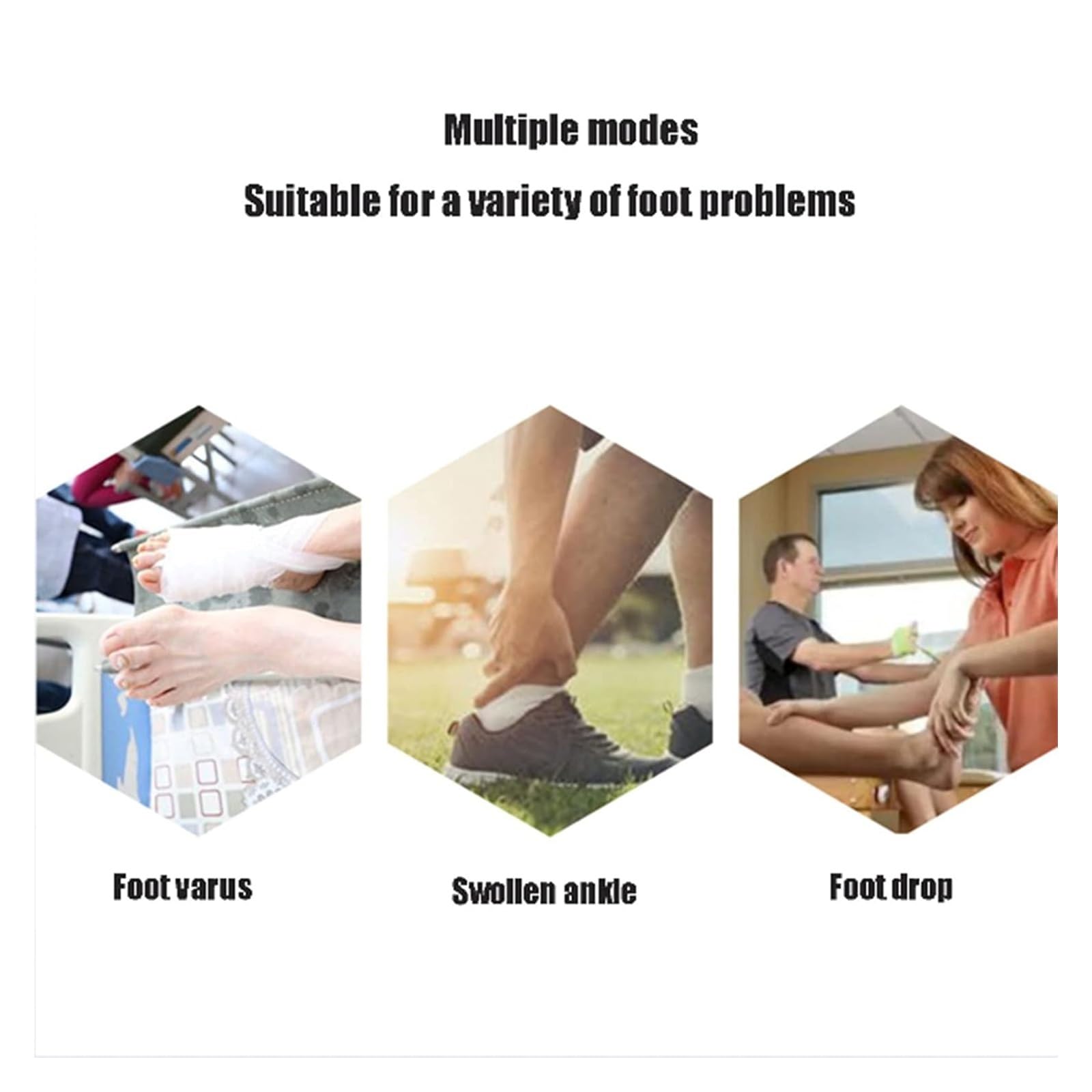 Soporte para pie caído, soporte AFO, ortesis ligera para aliviar la caída del pie, fascitis plantar y tendinitis de Aquiles, estabilidad del tobillo, ajuste cómodo