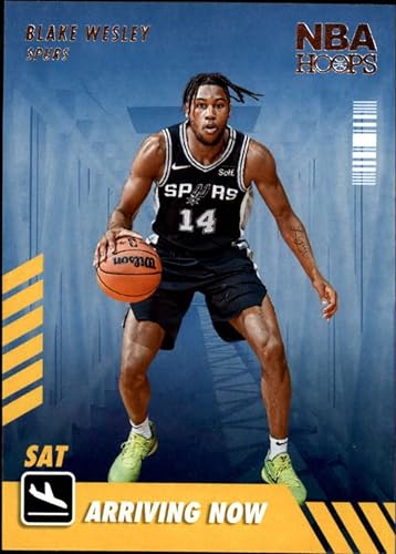 2022-23 Panini NBA Hoops Arriving Now #25 Blake Wesley San Antonio Spurs Retail Exclusive Insert Basketball Card