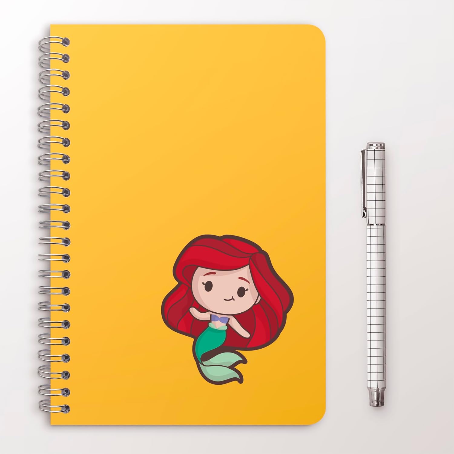 Disney Princess - Friends are Family - Ariel - White Vinyl Die-Cut - 4 Color Decal White Vinyl Die-Cut Decal - 4 Color