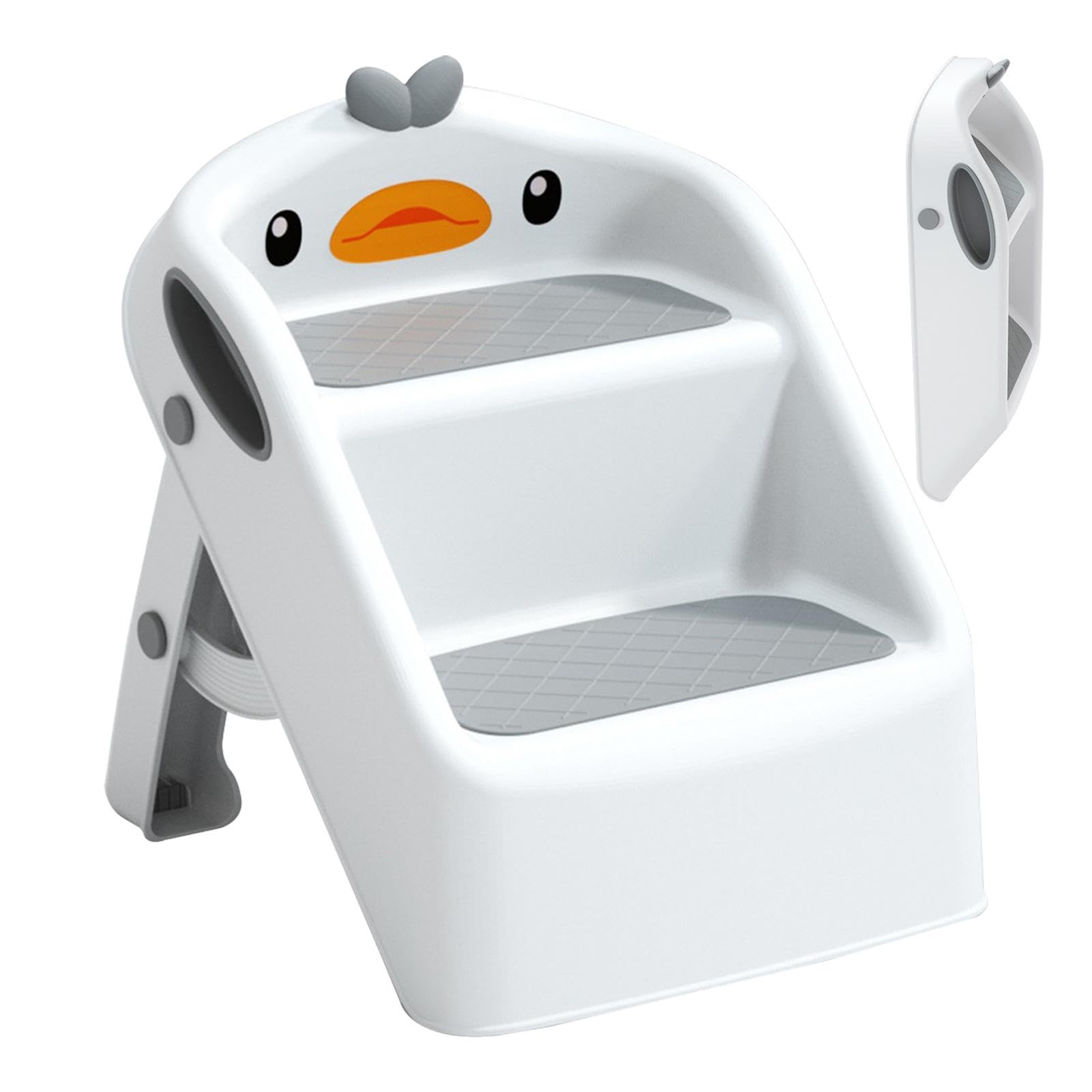 Escabeau Pliable, escabeau pour - Escabeau de Salle de Bain pour Tout-Petits Escabeau Pliant en 2 étapes - Escabeau de Toilette Portable pour Tout-Petits, escabeau pour, pour Cuisine et Salle