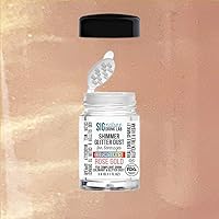 Vista 20 de Purpurina comestible para bebidas, espolvoreador de 3 gramos (rojo)