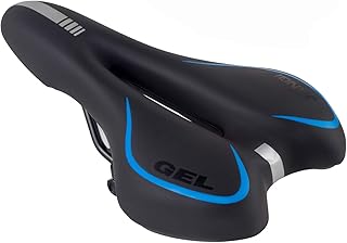 MSDADA Gel Bike Seat Bicycle Saddle, Bike Saddle for Men & Women, Waterproof Bicycle Seat Comfortable Soft Cushion for Road Bike, Cruiser, Mountain Bike, Exercise Bike, City Bikes
