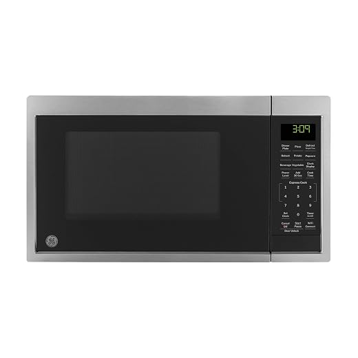 GE Smart Countertop Microwave Oven, Scan-to-Cook Technology and Wifi-Connectivity, 0.9 Cubic Feet Capacity, 900 Watts, Child-Lock Technology, Smart Home & Kitchen Essentials, Stainless Steel