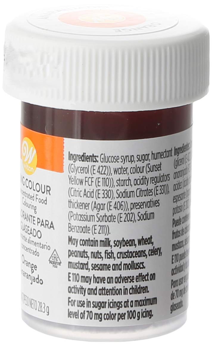 Wilton Colorante Alimenticio para Glaseado en Pasta Naranja 28.3g