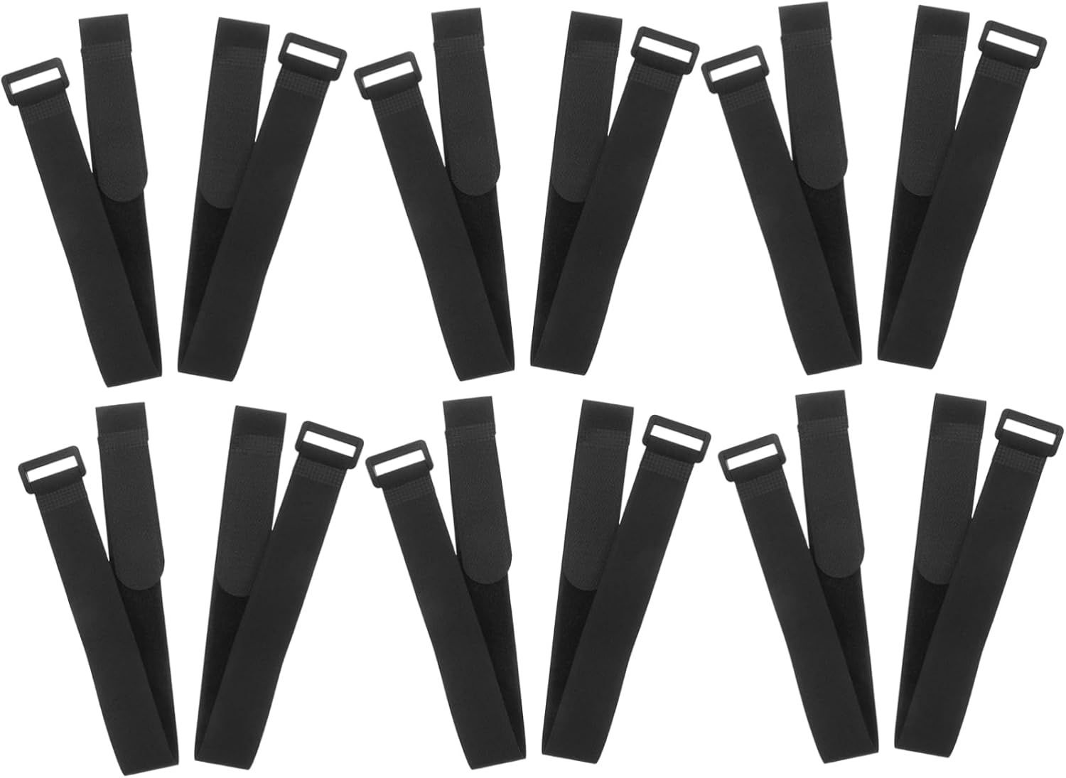 VANZACK 12pcs Adjustable Nylon Yoga Mat Straps Lightweight Mat Belts for Secure Rolling and Easy Carrying for Yoga Enthusiasts and Fitness Travel