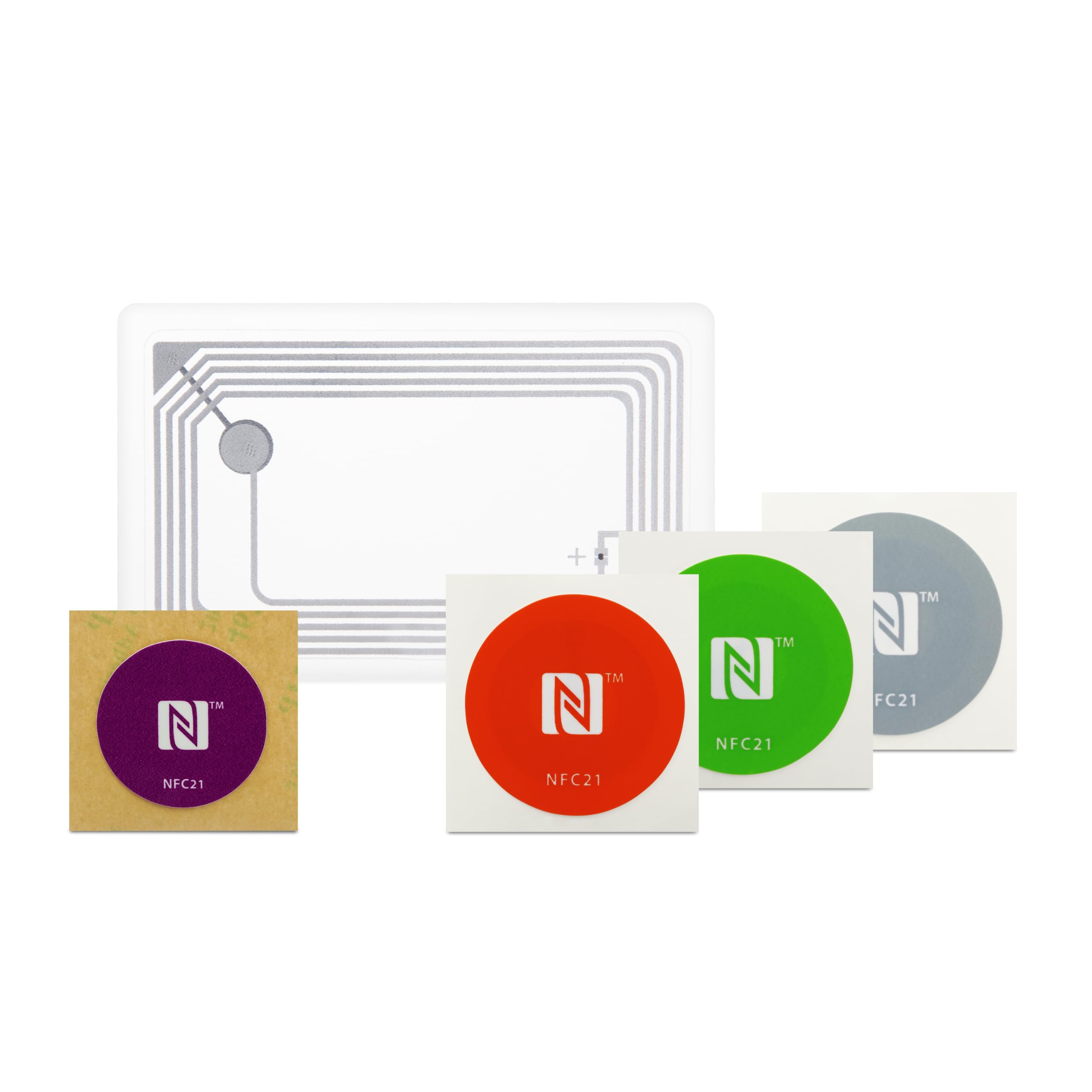 NFC Starter Kit Medium - 12-teiliges Set - mit NTAG213, NTAG215 und NTAG216 Chips