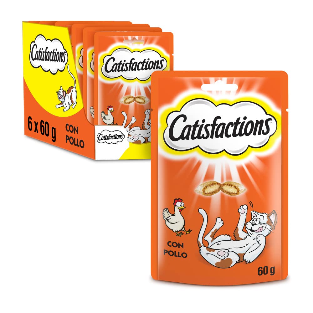Deliciosos Premios para Gatos Mars Catisfactions Sabor Pollo 360g