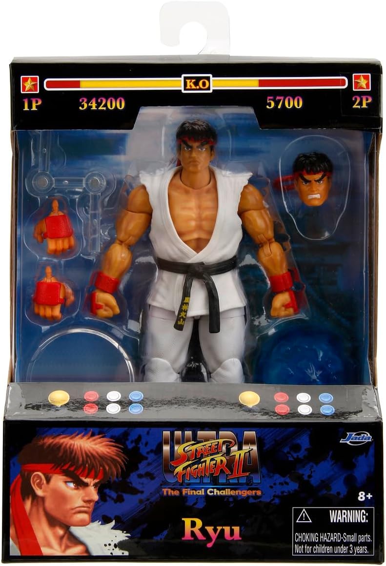 RYU STREET FIGHTER 6" DELUXE COLLECTOR FIGURE