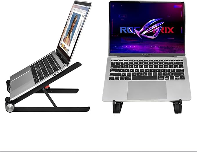 Soporte portátil plegable PHAPPY negro para laptop 14-18 pulgadas miniatura 2