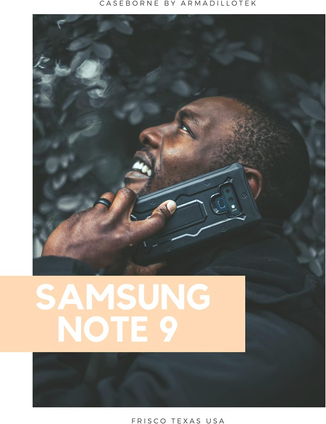 ArmadilloTek Vanguard Designed for Samsung Galaxy Note 9 Case (2018 Release) Military Grade Full-Body Rugged with Built-in Screen Protector & Kickstand (Black)