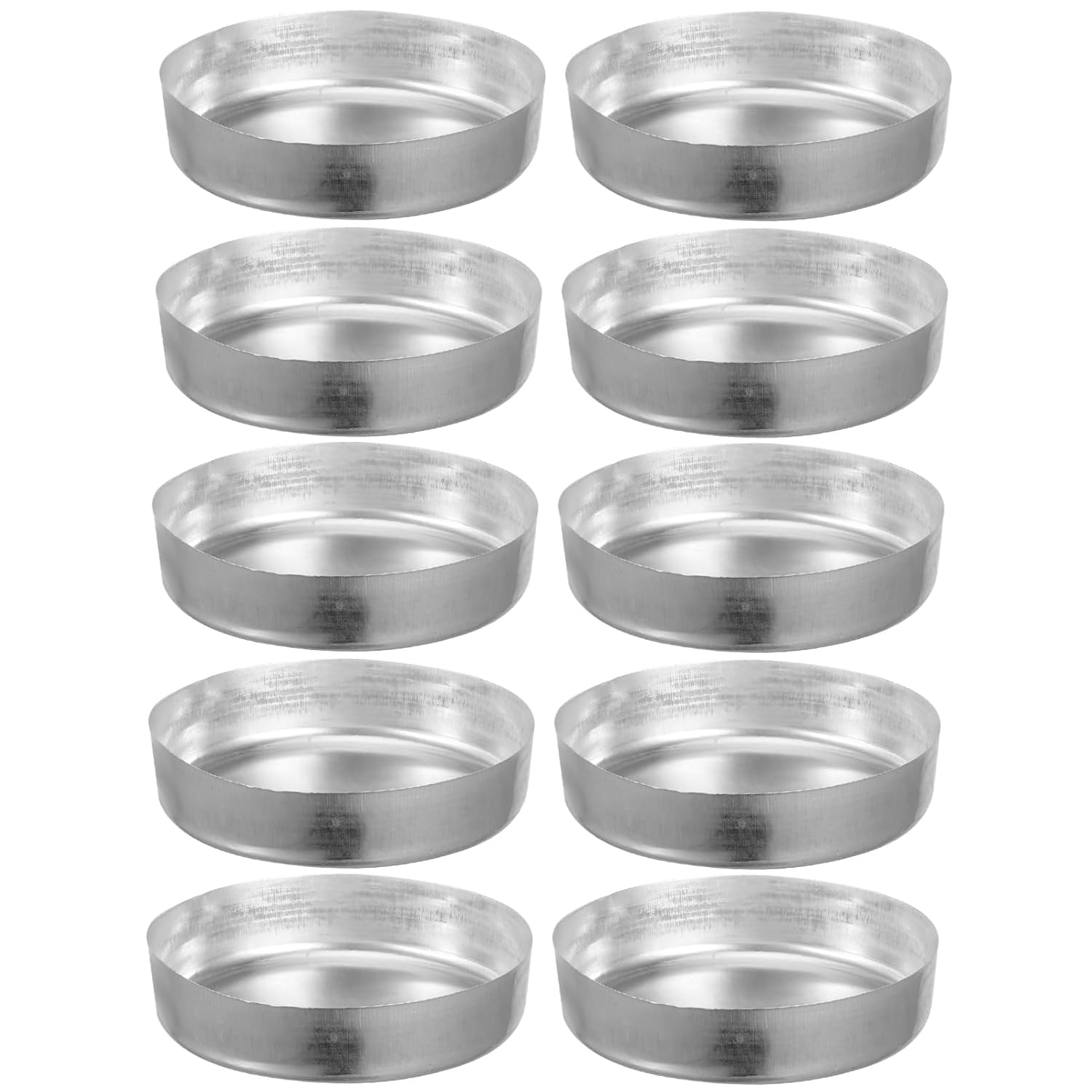 10pcs Aluminum Weighing Dish Lab Scale Trays Weighing Pans Trays for Laboratory Use