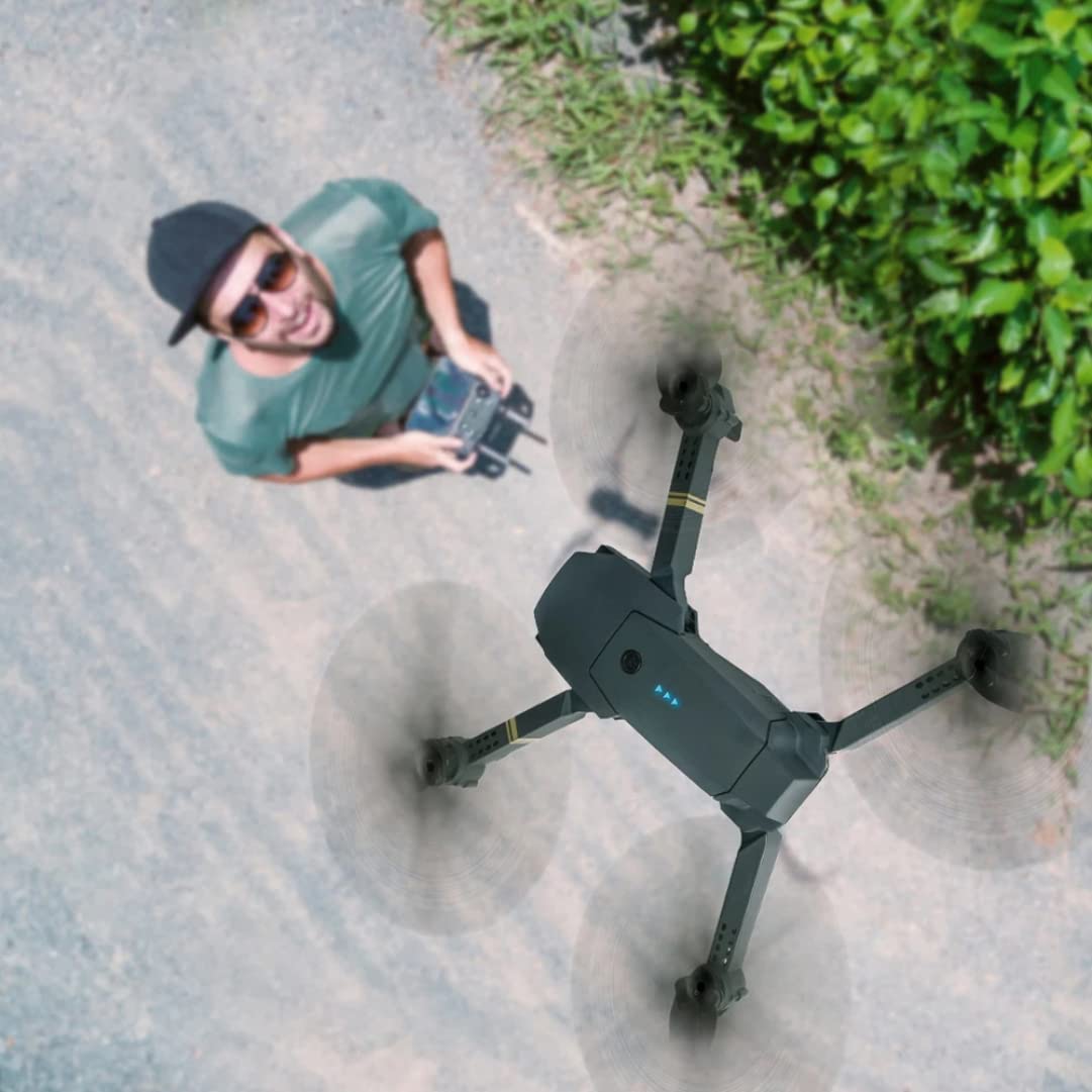 Drone Quadcopter E58 WiFi FPV Mini Quadcopter 4k Camera Plegable Dron Soporte Retorno Automático con 2 Batteries!